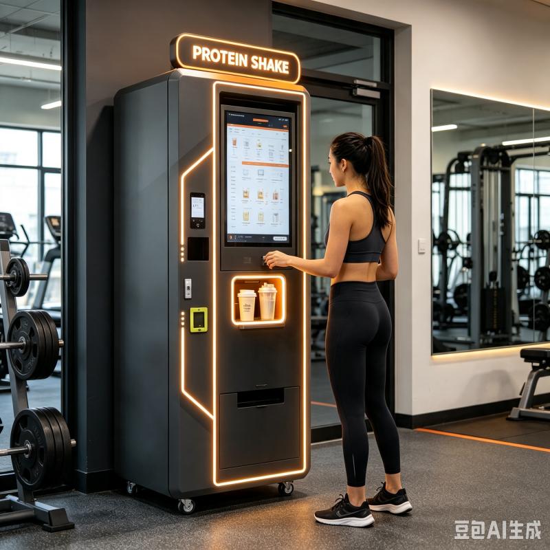 Nutrition Fitness Center - Автоматический вендинговый аппарат для протеиновых коктейлей: