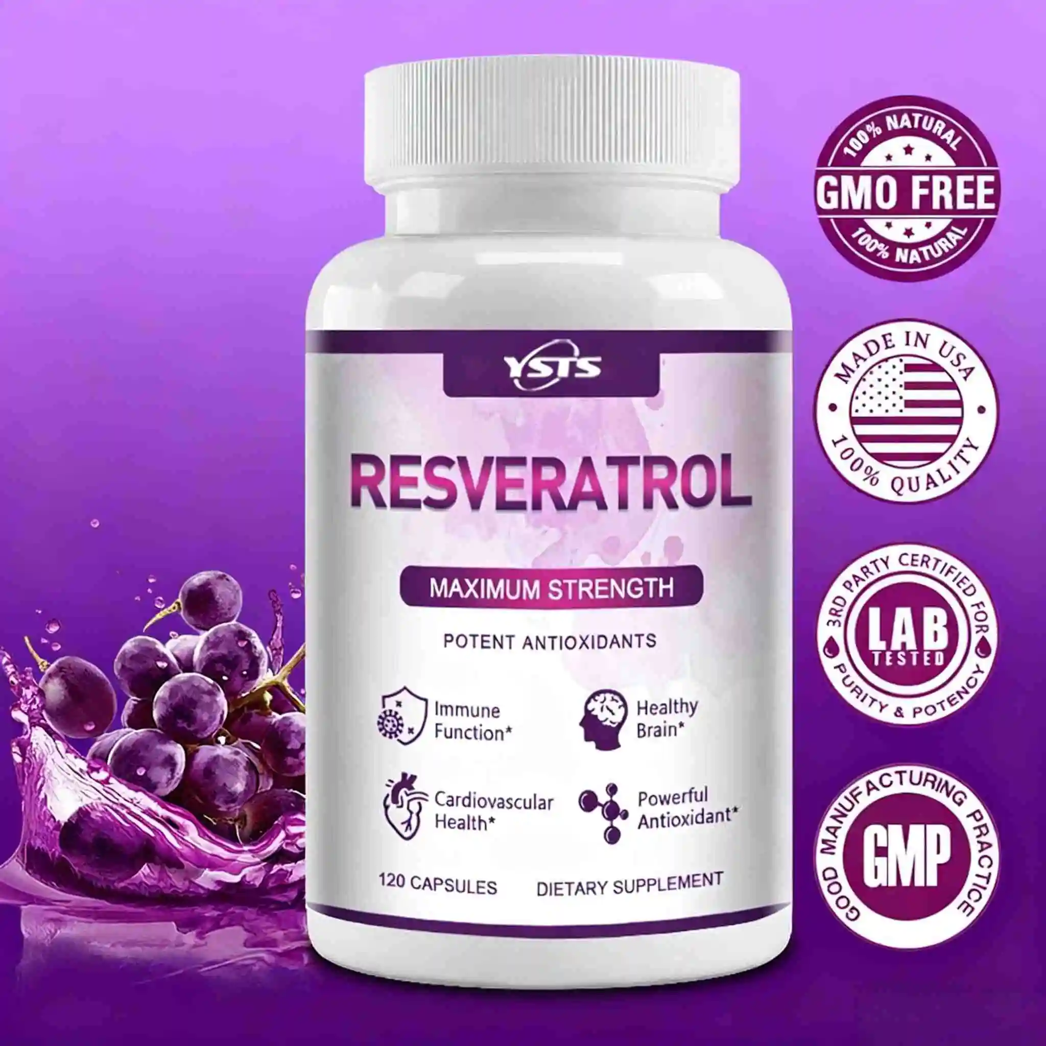 Капсулы Resveratrol — поддержи – обзор и цена Resveratrol Capsule Anti Aging