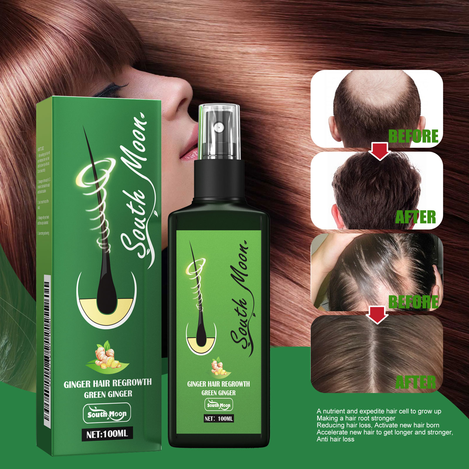 Спрей-сыворотка для густоты во – обзор и цена Biotin Hair Growth