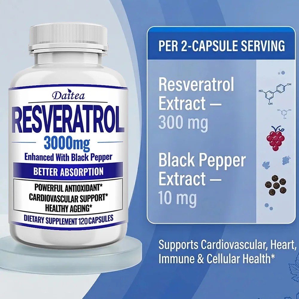 Капсулы с ресвератролом - доба – обзор и цена Resveratrol Capsule Anti Aging