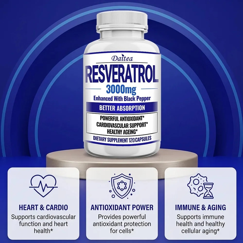 Капсулы с ресвератролом - доба – обзор и цена Resveratrol Capsule Anti Aging