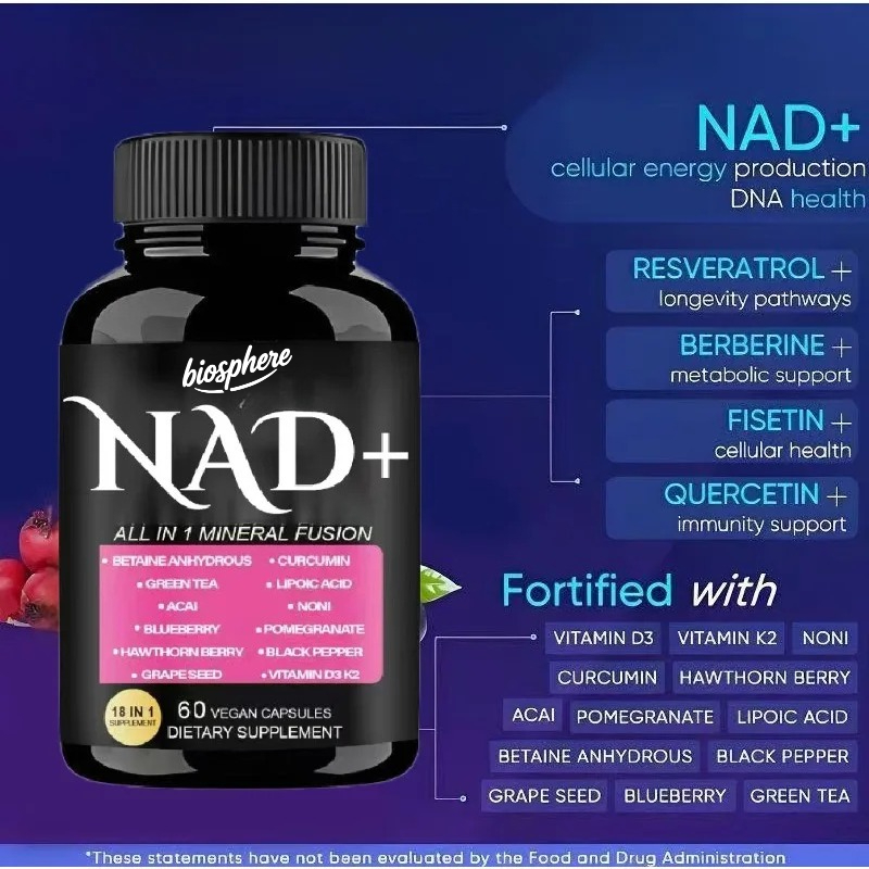 БАД NAD с никотинамидным нукле – обзор и цена Resveratrol Capsule Anti Aging