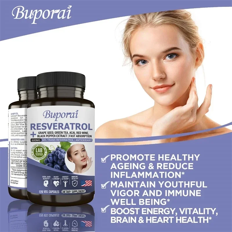 Капсулы с ресвератролом - анти – обзор и цена Resveratrol Capsule Anti Aging